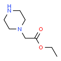 ChemSpider 2D Image | Ethyl 1-piperazinylacetate | C8H16N2O2
