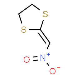 ChemSpider 2D Image | 2-(Nitromethylene)-1,3-dithiolane | C4H5NO2S2