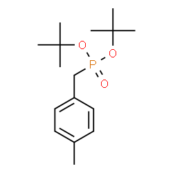 ChemSpider 2D Image | Bis(2-methyl-2-propanyl) (4-methylbenzyl)phosphonate | C16H27O3P