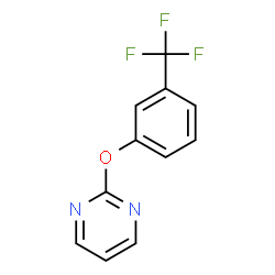 ChemSpider 2D Image | 2-[3-(Trifluoromethyl)phenoxy]pyrimidine | C11H7F3N2O