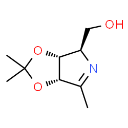 ChemSpider 2D Image | [(3aR,4R,6aS)-2,2,6-Trimethyl-4,6a-dihydro-3aH-[1,3]dioxolo[4,5-c]pyrrol-4-yl]methanol | C9H15NO3