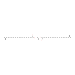 ChemSpider 2D Image | 1,2-Propanediyl bis(16-methylheptadecanoate) | C39H76O4