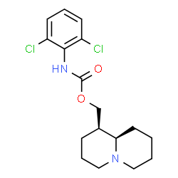 ChemSpider 2D Image | (1R,9aR)-Octahydro-2H-quinolizin-1-ylmethyl (2,6-dichlorophenyl)carbamate | C17H22Cl2N2O2