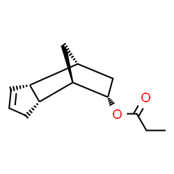 ChemSpider 2D Image | (1R,2S,6R,7R,8S)-Tricyclo[5.2.1.0~2,6~]dec-3-en-8-yl propionate | C13H18O2