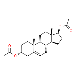 ChemSpider 2D Image | (3alpha,17beta)-Androst-5-ene-3,17-diyl diacetate | C23H34O4