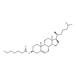 ChemSpider 2D Image | (3beta,9beta,10alpha,13alpha,14beta,20S)-Cholest-5-en-3-yl heptanoate | C34H58O2