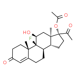 ChemSpider 2D Image | Flurogestone Acetate | C23H31FO5