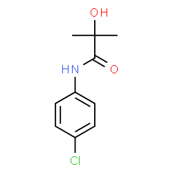 ChemSpider 2D Image | N-(4-Chlorophenyl)-2-hydroxy-2-methylpropanamide | C10H12ClNO2