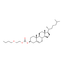 ChemSpider 2D Image | 2-Butoxyethyl (3beta)-cholest-5-en-3-yl carbonate | C34H58O4