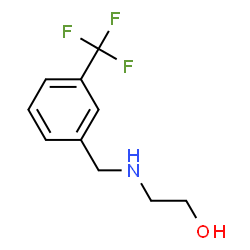 ChemSpider 2D Image | 2-{[3-(Trifluoromethyl)benzyl]amino}ethanol | C10H12F3NO