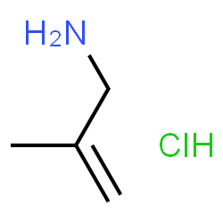 ChemSpider 2D Image | 2-Methylallylamine hydrochloride | C4H10ClN