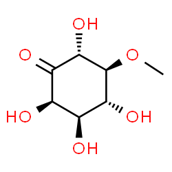 ChemSpider 2D Image | 2D-5-O-methyl-2,3,5/4,6-pentahydroxycyclohexanone | C7H12O6