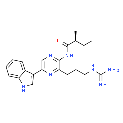 ChemSpider 2D Image | oxidized Cypridina luciferin | C21H27N7O