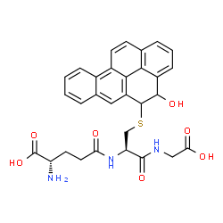 ChemSpider 2D Image | 4,5-Dihydro-4-hydroxy-5-S-glutathionyl-benzo[a]pyrene | C30H29N3O7S
