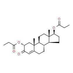 ChemSpider 2D Image | 2?-hydroxytestosterone dipropionate | C25H36O5