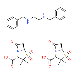 ChemSpider 2D Image | Sulbactam benzathine | C32H42N4O10S2