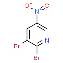 ChemSpider 2D Image | 2,3-Dibromo-5-nitropyridine | C5H2Br2N2O2