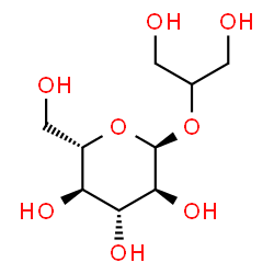 ChemSpider 2D Image | 1,3-Dihydroxy-2-propanyl alpha-L-glucopyranoside | C9H18O8