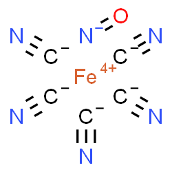 ChemSpider 2D Image | iron(+4) cation; oxoazanide; pentacyanide | C5FeN6O