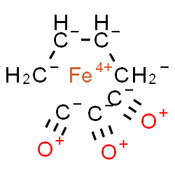 ChemSpider 2D Image | Iron(4+) butanetetraide - carbon monooxide (1:1:3) | C7H6FeO3