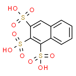 ChemSpider 2D Image | 1,2,3-Naphthalenetrisulfonic acid | C10H8O9S3