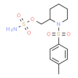 ChemSpider 2D Image | {1-[(4-Methylphenyl)sulfonyl]-2-piperidinyl}methyl sulfamate | C13H20N2O5S2
