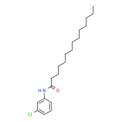 ChemSpider 2D Image | N-(3-Chlorophenyl)tetradecanamide | C20H32ClNO