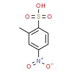 ChemSpider 2D Image | 5-Nitro-o-toluenesulfonic acid | C7H7NO5S