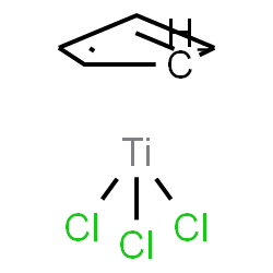 ChemSpider 2D Image | cyclopenta-1,3-diene; trichlorotitanium | C5H5Cl3Ti