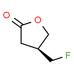 ChemSpider 2D Image | (S)-4-(Fluoromethyl)dihydrofuran-2(3H)-one | C5H7FO2