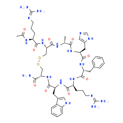 ChemSpider 2D Image | Setmelanotide | C49H68N18O9S2