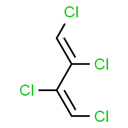 ChemSpider 2D Image | (1Z,3E)-1,2,3,4-Tetrachloro-1,3-butadiene | C4H2Cl4
