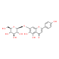 ChemSpider 2D Image | Plantaginin | C21H20O11