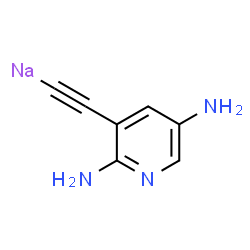 ChemSpider 2D Image | [(2,5-Diamino-3-pyridinyl)ethynyl]sodium | C7H6N3Na