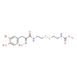 ChemSpider 2D Image | psammaplin D | C15H20BrN3O5S2
