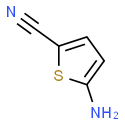 ChemSpider 2D Image | 5-Amino-2-thiophenecarbonitrile | C5H4N2S
