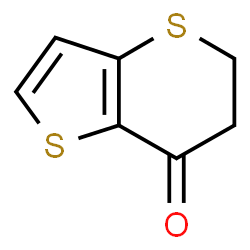 ChemSpider 2D Image | 5,6-Dihydro-7H-thieno[3,2-b]thiopyran-7-one | C7H6OS2