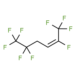 ChemSpider 2D Image | (2E)-1,1,1,2,5,5,6,6,6-Nonafluoro-2-hexene | C6H3F9