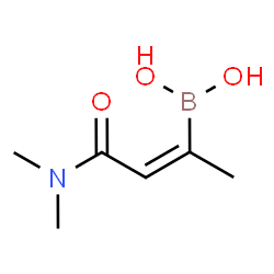 ChemSpider 2D Image | [(2E)-4-(Dimethylamino)-4-oxo-2-buten-2-yl]boronic acid | C6H12BNO3