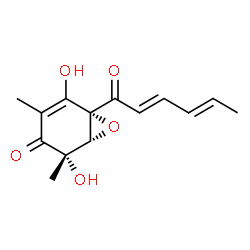 ChemSpider 2D Image | epoxysorbicillinol | C14H16O5