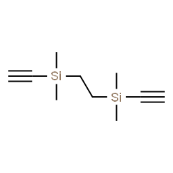 ChemSpider 2D Image | 1,2-Ethanediylbis[ethynyl(dimethyl)silane] | C10H18Si2