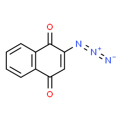 ChemSpider 2D Image | 2-Azido-1,4-naphthoquinone | C10H5N3O2