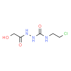 ChemSpider 2D Image | N-(2-Chloroethyl)-2-glycoloylhydrazinecarboxamide | C5H10ClN3O3