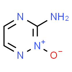 ChemSpider 2D Image | 2-oxido-1,2,4-triazin-2-ium-3-amine | C3H4N4O
