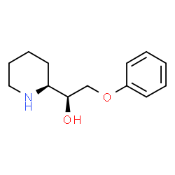 ChemSpider 2D Image | (1S)-2-Phenoxy-1-[(2S)-2-piperidinyl]ethanol | C13H19NO2
