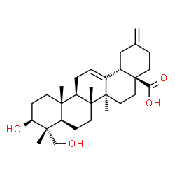 ChemSpider 2D Image | 30-NORHEDERAGENIN | C29H44O4
