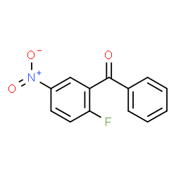 ChemSpider 2D Image | (2-Fluoro-5-nitrophenyl)(phenyl)methanone | C13H8FNO3