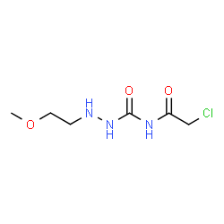 ChemSpider 2D Image | N-(Chloroacetyl)-2-(2-methoxyethyl)hydrazinecarboxamide | C6H12ClN3O3