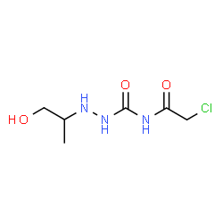 ChemSpider 2D Image | N-(Chloroacetyl)-2-(1-hydroxy-2-propanyl)hydrazinecarboxamide | C6H12ClN3O3
