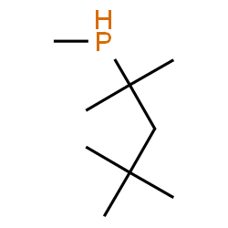 ChemSpider 2D Image | Methyl(2,4,4-trimethyl-2-pentanyl)phosphine | C9H21P